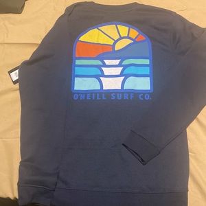 NEW with tags!! O’neill blue, stained glass sweatshirt